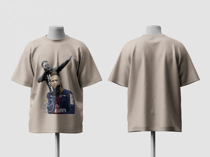 neymar noir signature football streetwear tee