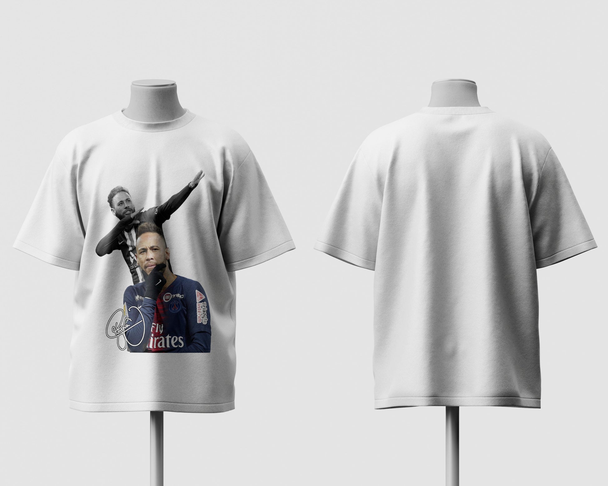 neymar streetwear football graphic t shirt