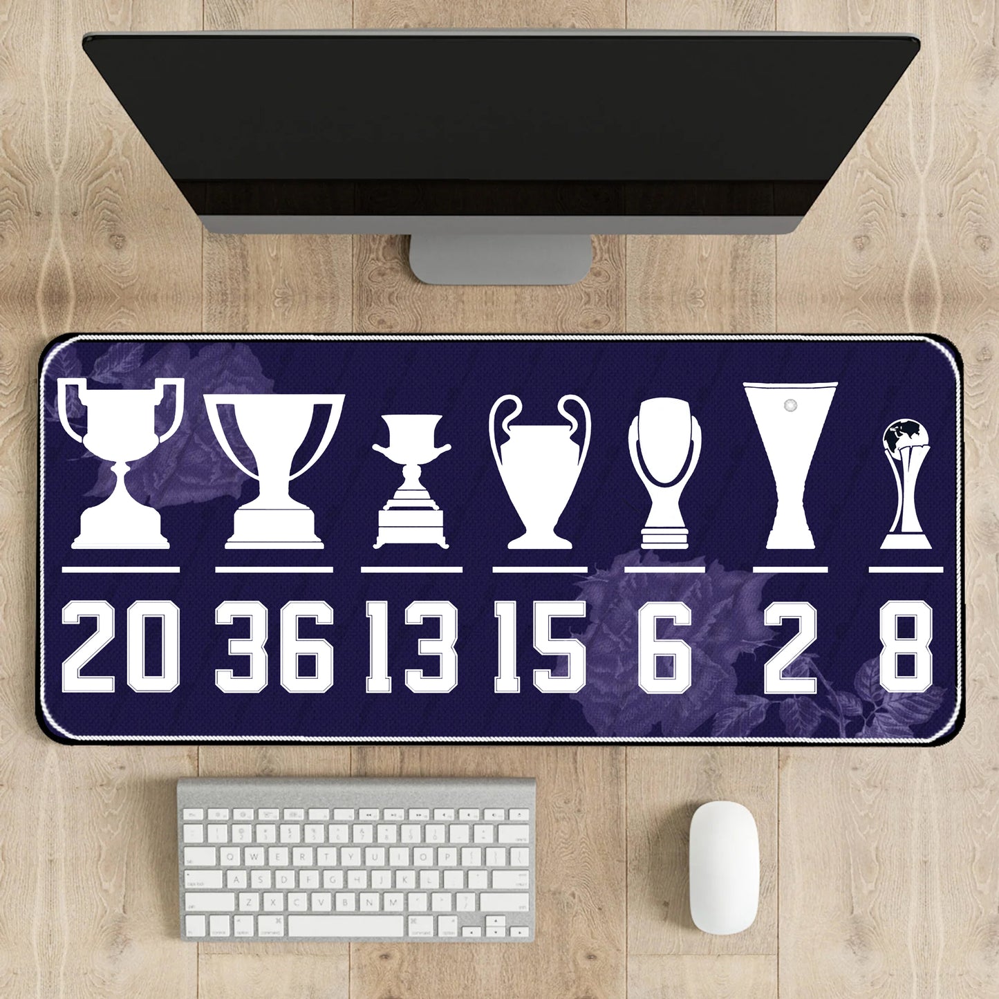 Madrd Trophy Tracker Career Teams Desk- Mat