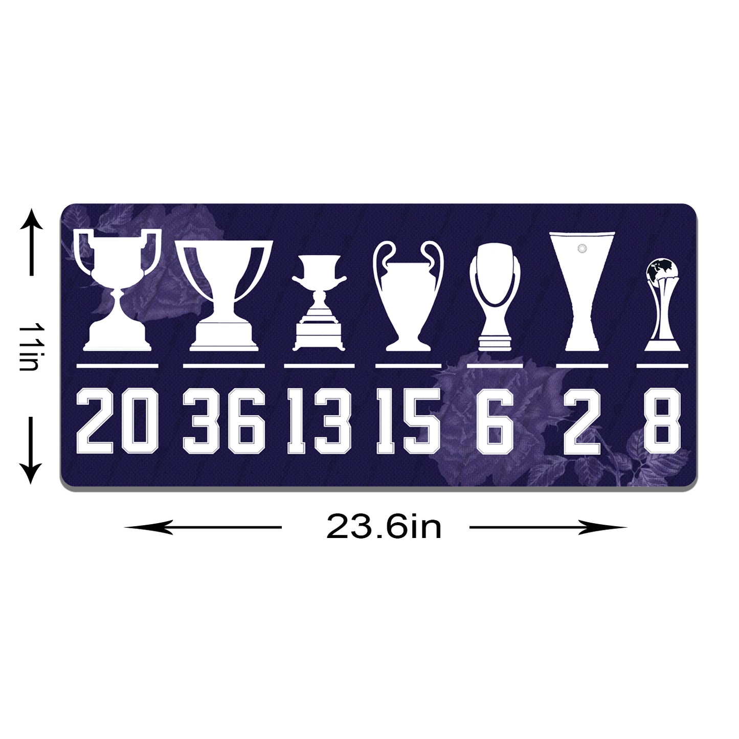 Madrd Trophy Tracker Career Teams Desk- Mat