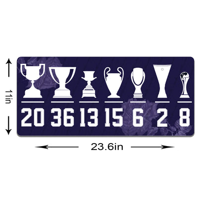 Madrd Trophy Tracker Career Teams Desk- Mat