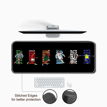 Ronaldo career Teams Desk-Mat