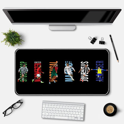 Ronaldo career Teams Desk-Mat