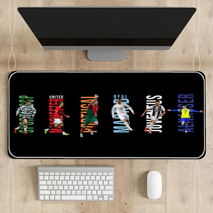Ronaldo career Teams Desk-Mat