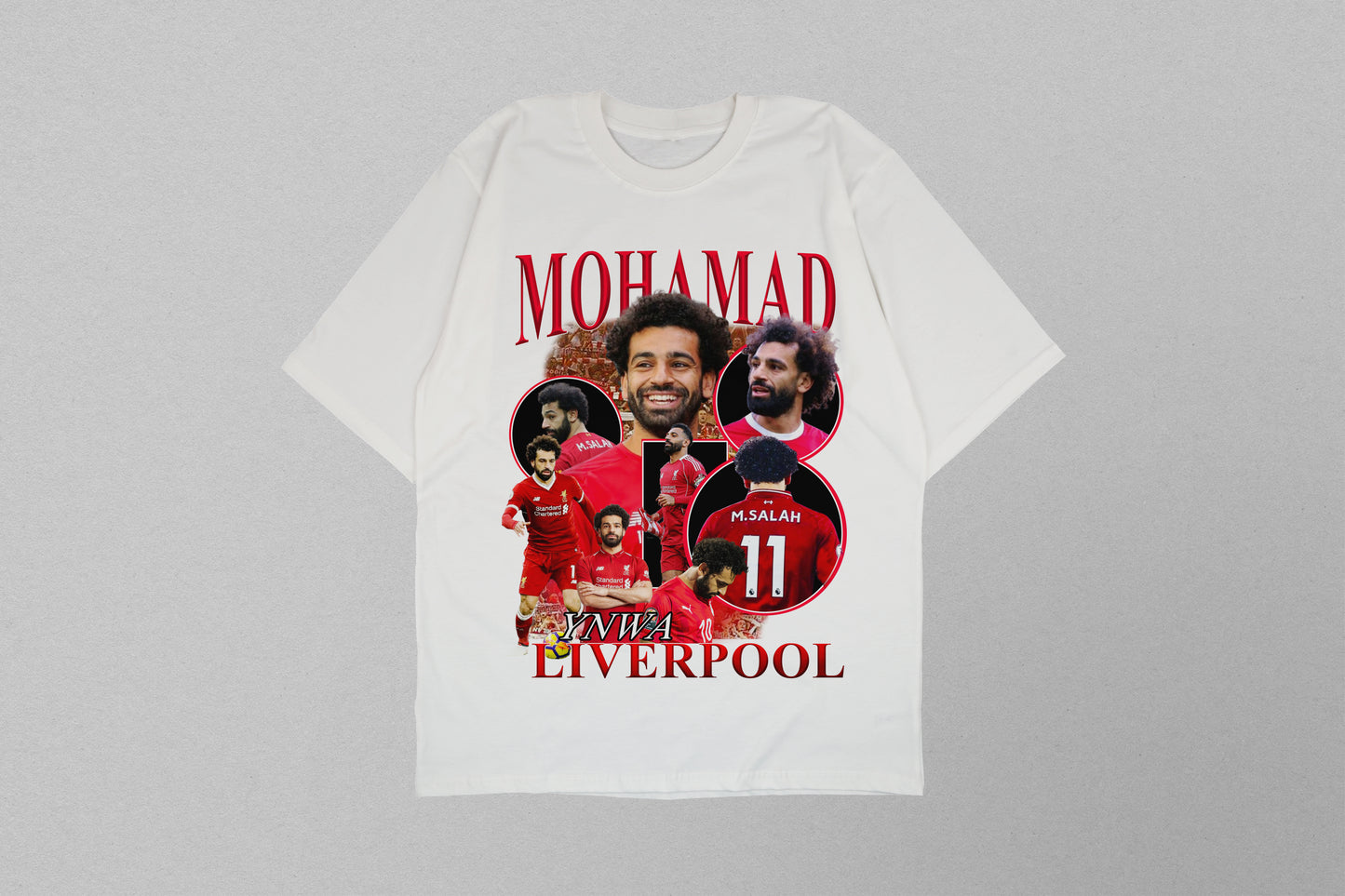 Mohamed Salah Liverpool YNWA Vintage Graphic Tee