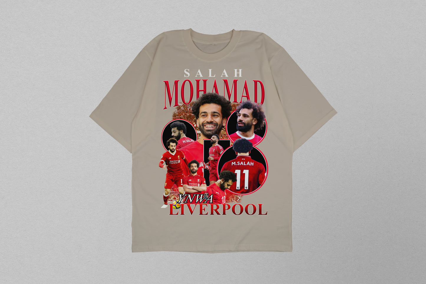 Mohamed Salah Liverpool YNWA Vintage Graphic Tee