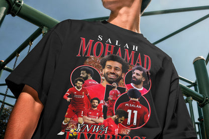 Mohamed Salah Liverpool YNWA Vintage Graphic Tee