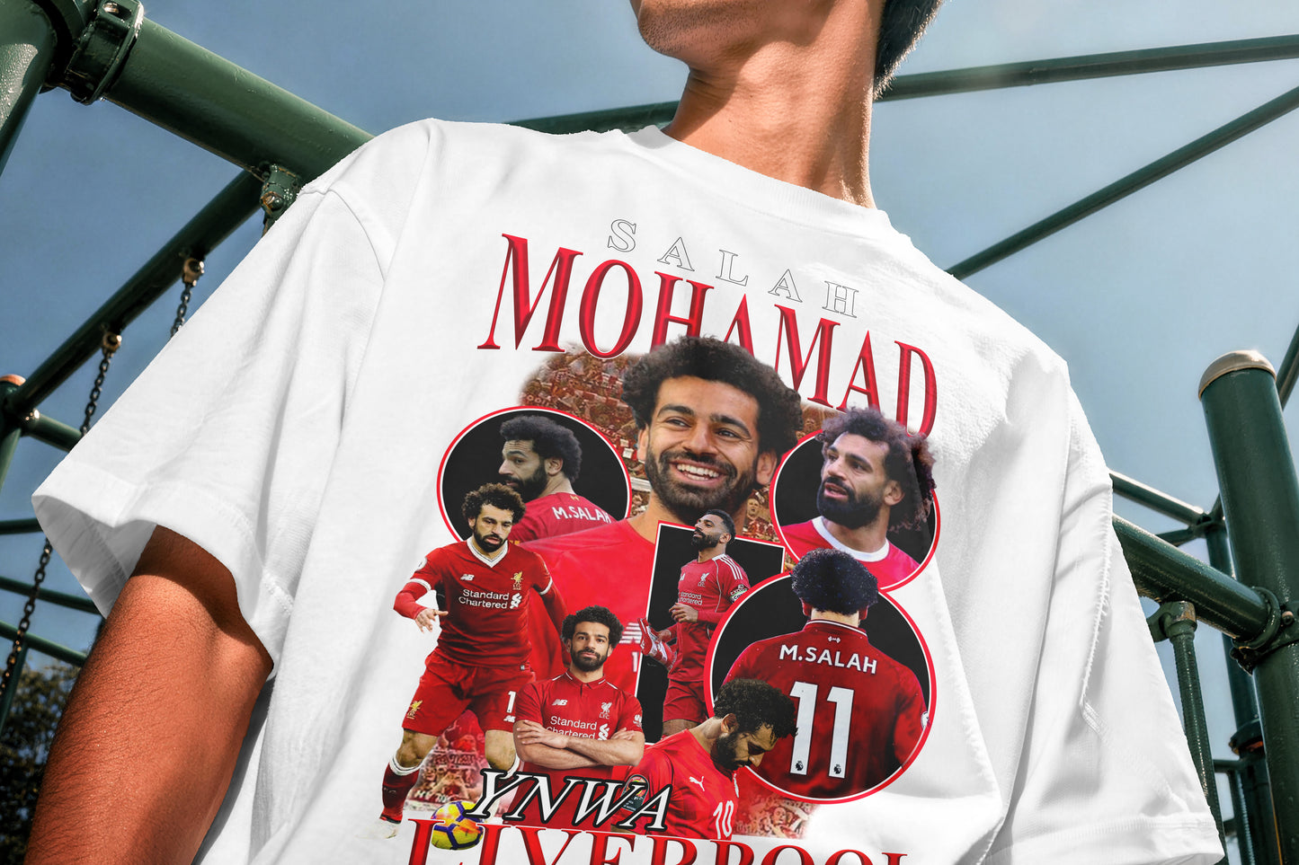 Mohamed Salah Liverpool YNWA Vintage Graphic Tee