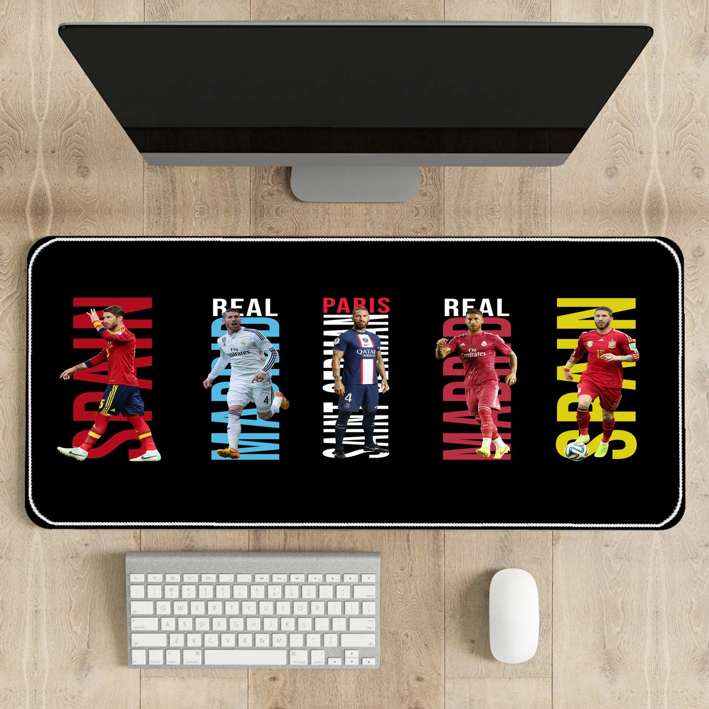 Sergio Ramos career Teams Desk-Mat
