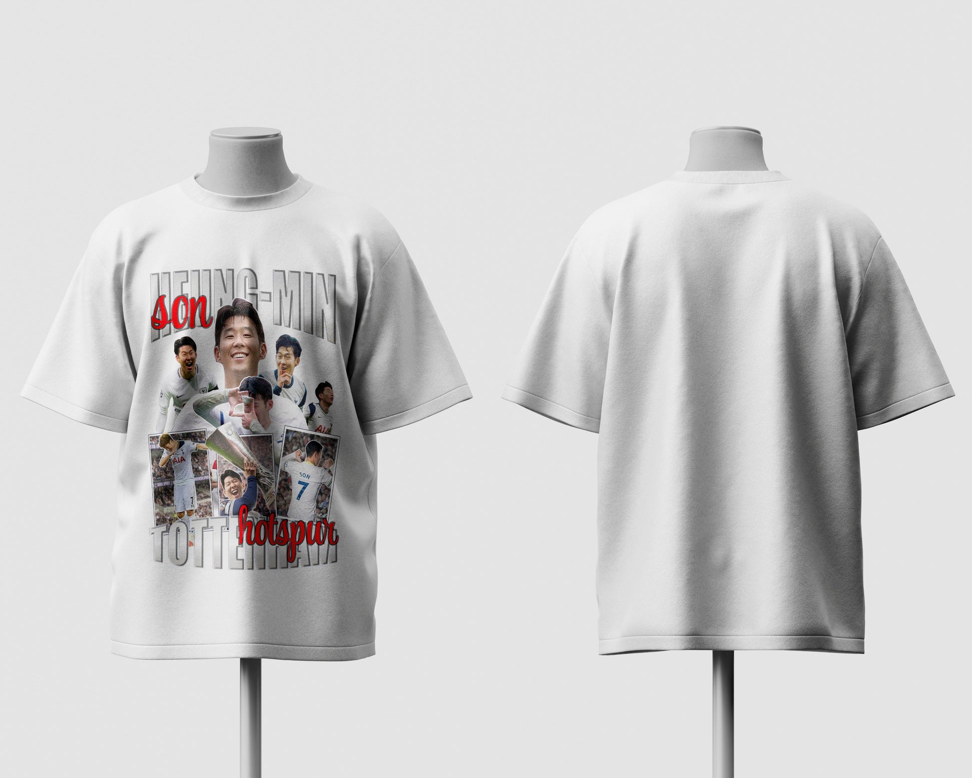 Son Heung-Min Tottenham Legacy Tee packaged football fan merchandise
