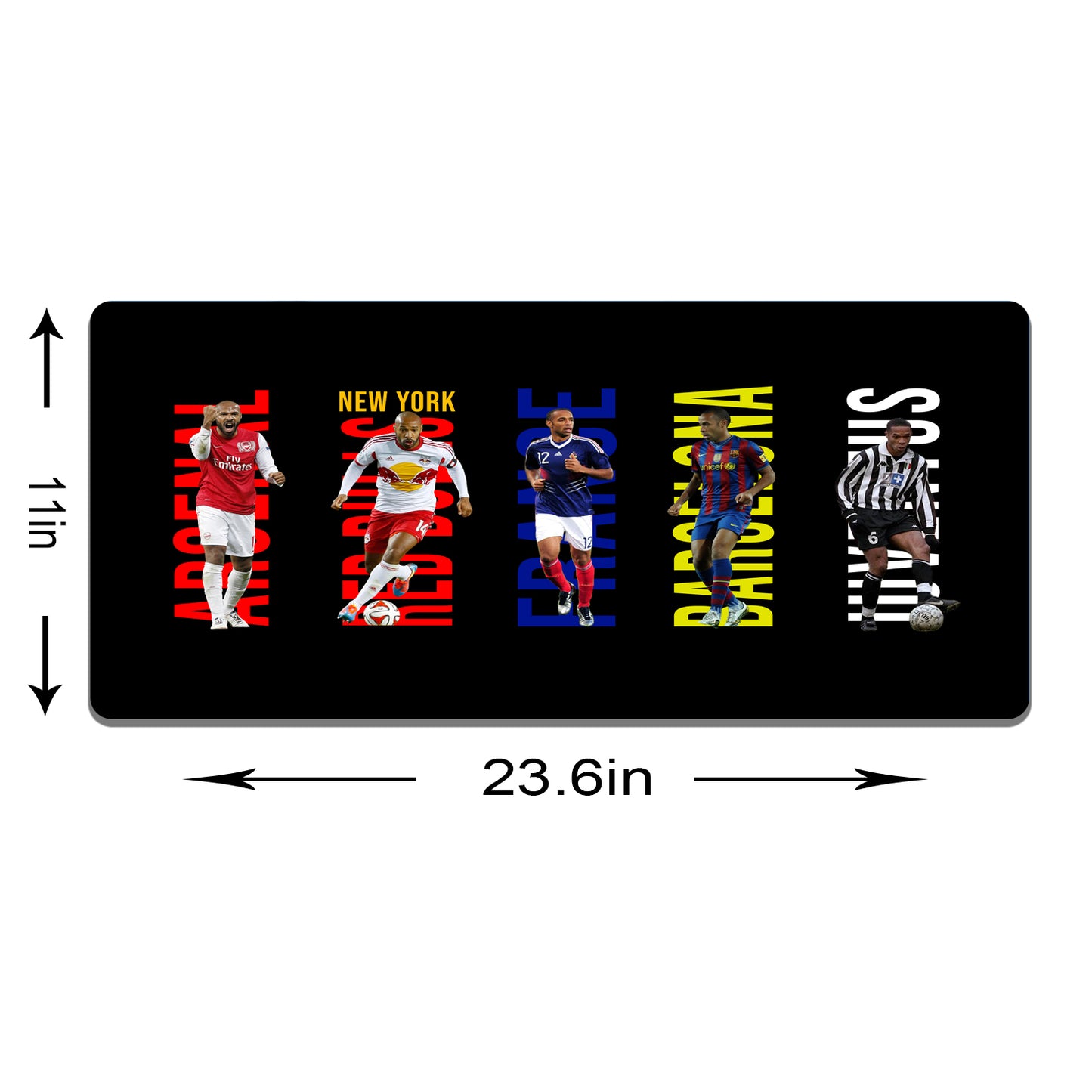 Thierry Henry Career Teams Desk-Mat