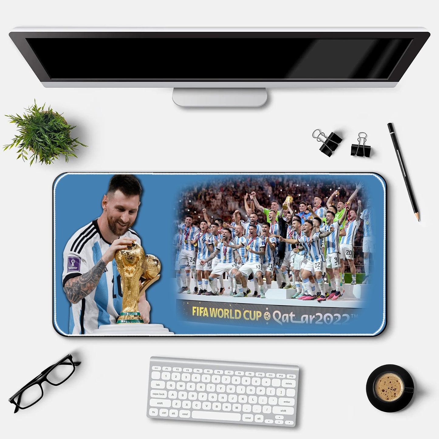 Worldcup career Teams Desk-Mat