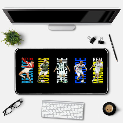 Zinedine Career Teams Desk-Mat