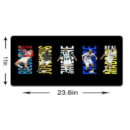 Zinedine Career Teams Desk-Mat