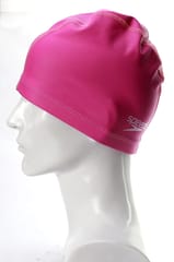 Speedo Pace Swimming Cap, Free Size (Pink)