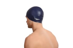 Speedo Silicon Flat Swimcap (Navy)