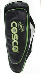 Cosco Tour Racket Kit Bag (Black/Lime)