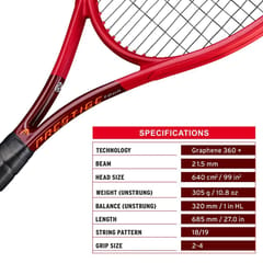 HEAD Graphene 360+ Prestige TOUR Tennis Racquet (305 Gms)