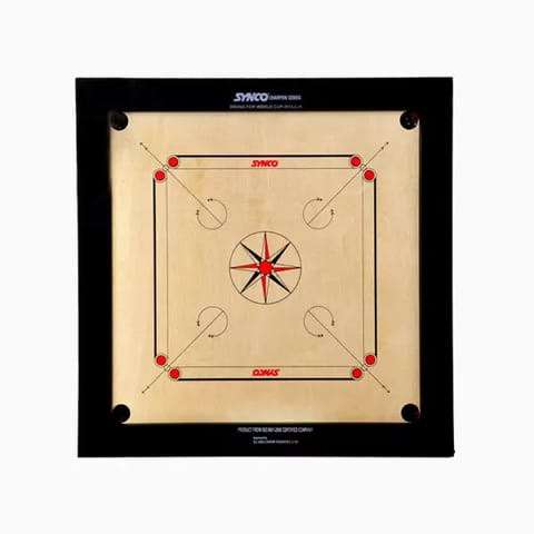 Synco Carrom Champion Genius 20mm Full Size Carrom Board