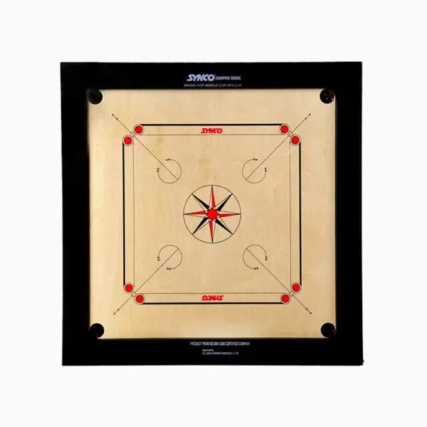 Synco Carrom Champion Genius 20mm Full Size Carrom Board