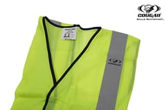 COUGAR Training Fluorescent Safety Bibs, Men's Vest for Football Soccer Basketball Volleyball for Outdoor Track and Field (Pack of 1)