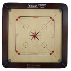 Siscaa Carrom Board Champion Fighter Frame Carrom Board 20mm Fast English Birch Ply Best Carrom