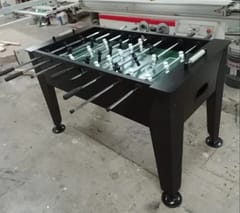 KD Black Foosball Table Soccer Table Metal Legs 55 x 30 x 33 Inch