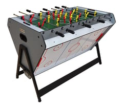 WMX 3 in 1 - Mutli Game Indoor House Game Table Foosball Air Hockey Pool Table forKids & Adult- Wmg50251, Assorted