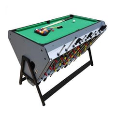 WMX 3 in 1 - Mutli Game Indoor House Game Table Foosball Air Hockey Pool Table forKids & Adult- Wmg50251, Assorted