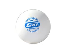 GKI Euro Plastic 40+ Table Tennis Balls, Multicolour (Pack of 6) Standard Size