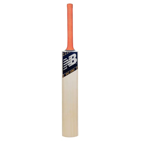 New Balance DC-280 Kashmir Willow Cricket Bat with Bat Cover - Short Handle, Wood (Full Size)