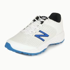 New Balance CK 4020 Rubber Spike Cricket Shoes - White/Blue