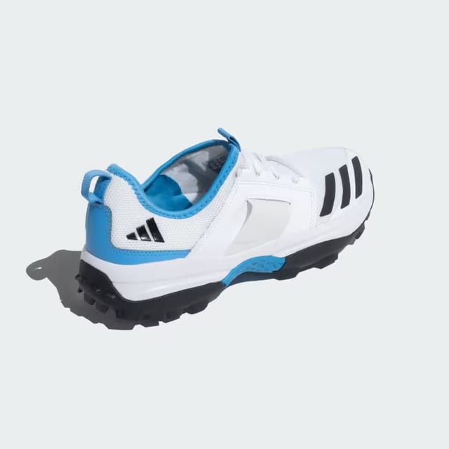 Adidas Men Cricup 23 Cricket Shoes White/Blue/Black