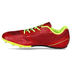 Nivia Men Running Spikes Spirit Track & Field Shoes Red