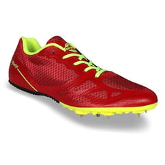 Nivia Men Running Spikes Spirit Track & Field Shoes Red