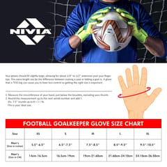 Nivia Armour Football Goal keeper Gloves Multicolor