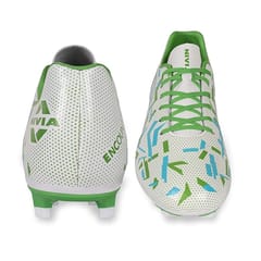 Nivia Encounter 10.0 Football Stud for Men White/Green