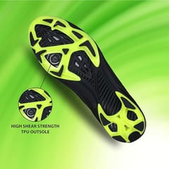 Nivia Dominator 2.0 Football Shoes for Men, Fluorescent Green Black