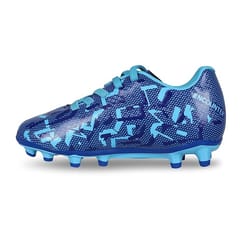 Nivia Encounter 10.0 Football Studs Lightweight Shoe for Kids Blue