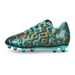 Nivia Encounter 10.0 Football Studs Lightweight Shoe for Kids Hunter Green