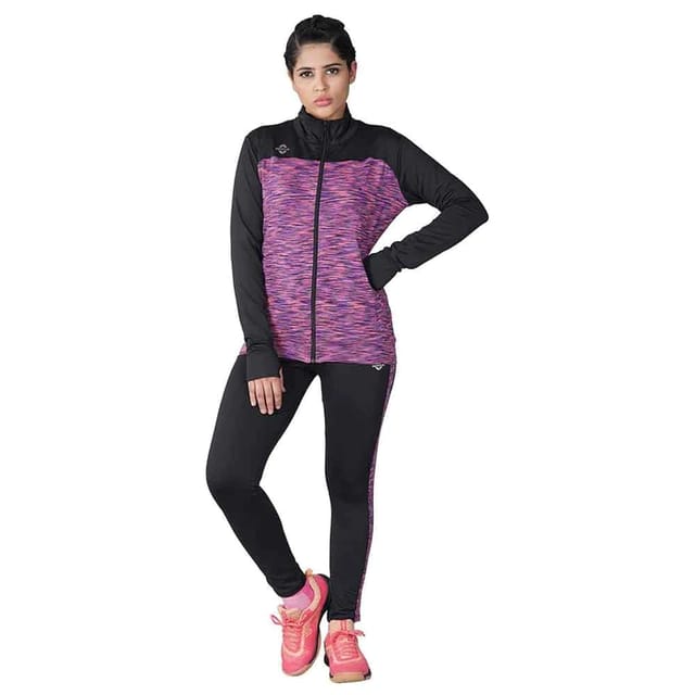 Nivia Neo 6 Women Full Sleeve with Thumb Hole Jacket Pink Black