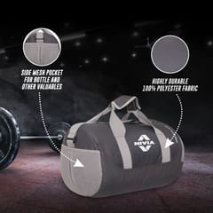 NIVIA Beast-4 22 LTR Gym Bag | Designed for Gym Daily Use Travel & Weekend.