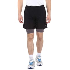 Nivia Sprint-3 Black Polyester Shorts