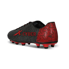 Vector X Cyber Men's Turf Football Shoes, Black-Red