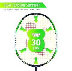 Yonex Muscle Power 33 Light Badminton Racket | G4 3U(85g) 30 lbs Tension | Graphite Frame |