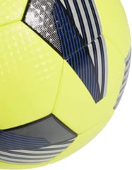 Adidas TIRO League Thermally Bonded Football Ball | Size 5 | Team Solar Yellow / Black / Silver Metallic / Royal Blue