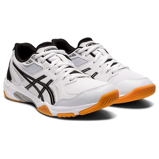 ASICS GEL ROCKET 10 BADMINTON SHOES , WHITE/BLACK