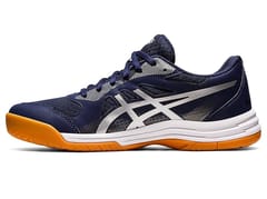 ASICS UPCOURT 5 BADMINTON SHOES, PEACOAT/SILVER