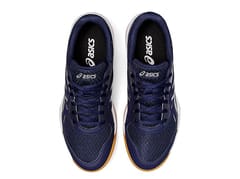 ASICS UPCOURT 5 BADMINTON SHOES, PEACOAT/SILVER