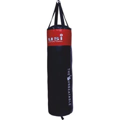 USI UNIVERSAL THE UNBEATABLE Punching Bag, Boxing Bag (626N + Chain) Crusher Nylon Filled Boxing Bag for Boxing Martial Arts Kickboxing Training, Nylon Material, Long Hanging Strap|